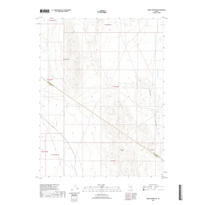 2018 Map of Green Springs SW, 2018 Print