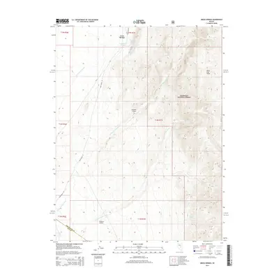2014 Map of Green Springs, 2014 Print