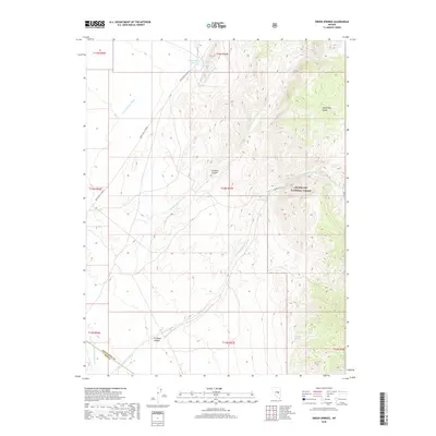 2018 Map of Green Springs, 2018 Print