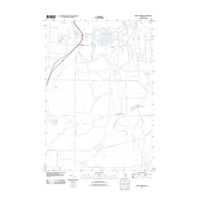 2011 Map of Green Timbers, 2011 Print