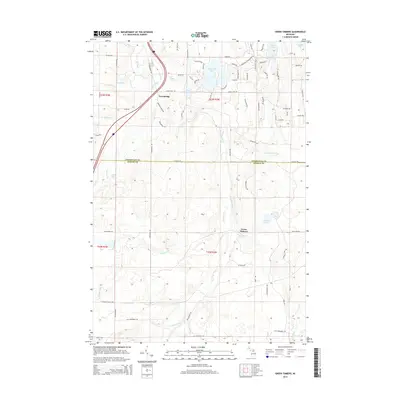 2014 Map of Green Timbers, 2014 Print