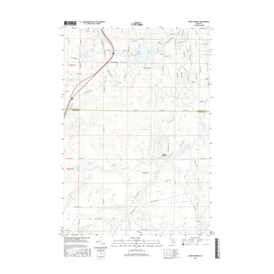 2017 Map of Green Timbers, 2017 Print