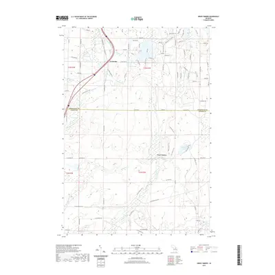 2019 Map of Green Timbers, 2019 Print