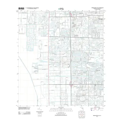 2012 Map of Greenacres City, 2012 Print