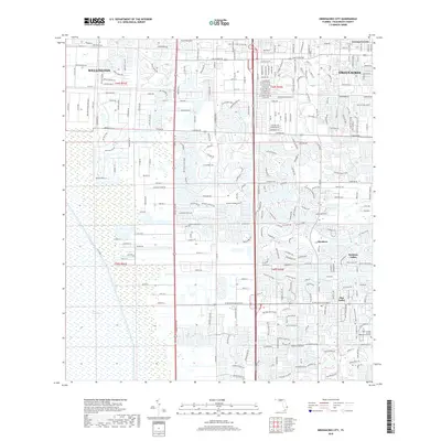 2018 Map of Greenacres City, 2018 Print