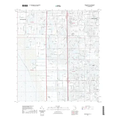 2021 Map of Greenacres City, 2021 Print