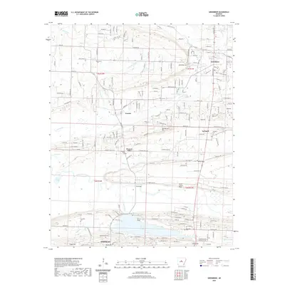 2020 Map of Greenbrier, 2020 Print