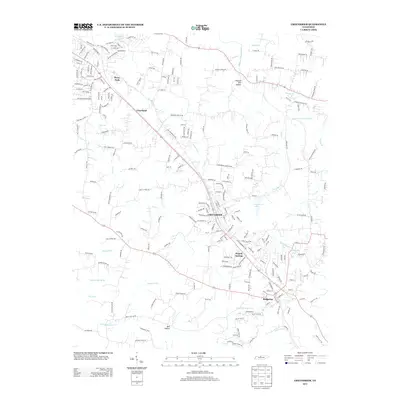 2013 Map of Greenbrier, 2013 Print