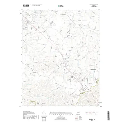 2019 Map of Greenbrier, 2019 Print
