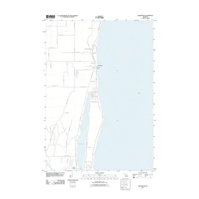 2011 Map of Greenbush, 2011 Print
