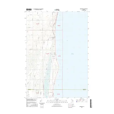 2017 Map of Greenbush, 2017 Print