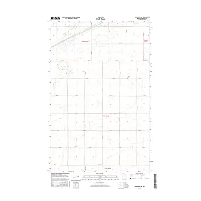 2016 Map of Greenbush NE, 2016 Print
