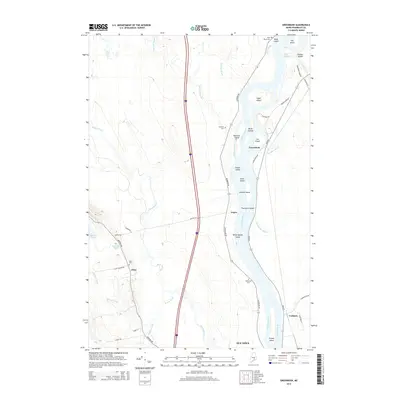 2014 Map of Greenbush, 2014 Print