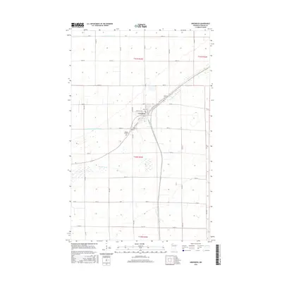 2016 Map of Greenbush, 2016 Print