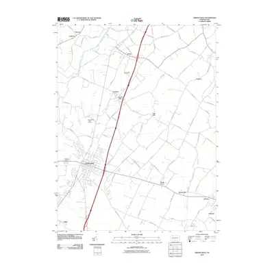 2010 Map of Greencastle, 2010 Print