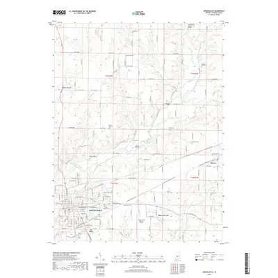 2019 Map of Greencastle, 2019 Print