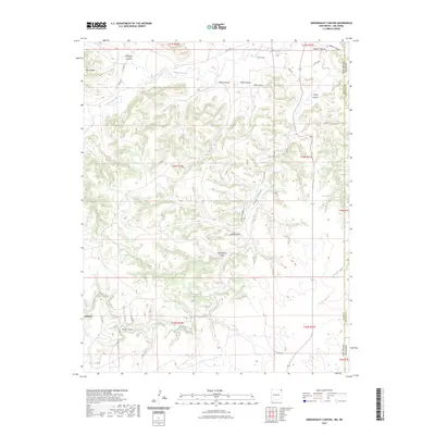 2023 Map of Greendailey Canyon, 2023 Print
