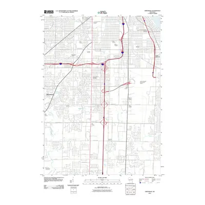 2010 Map of Greendale, 2010 Print