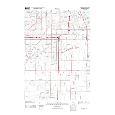 2013 Map of Greendale, 2013 Print