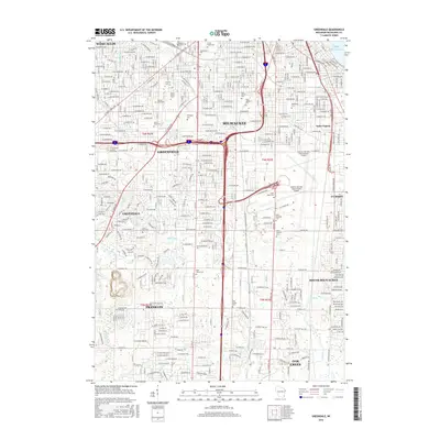 2016 Map of Greendale, 2016 Print