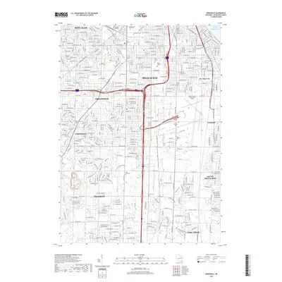 2018 Map of Greendale, 2018 Print