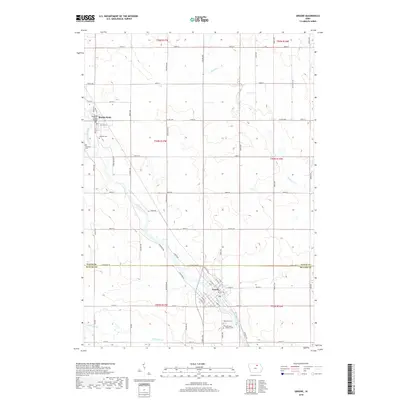 2018 Map of Greene, 2018 Print