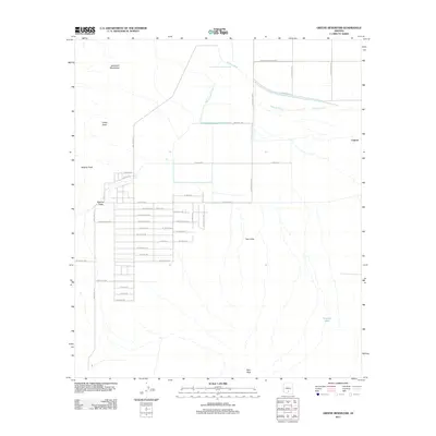 2011 Map of Greene Reservoir, 2011 Print