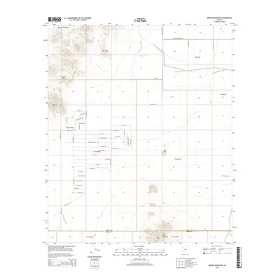 2014 Map of Greene Reservoir, 2014 Print