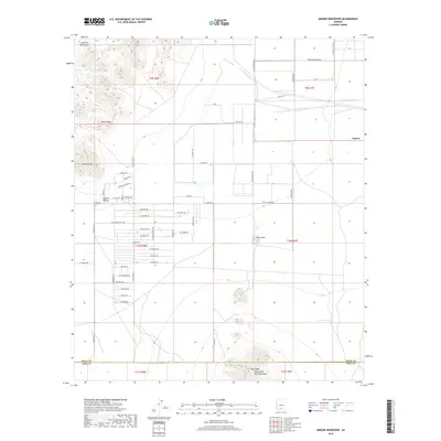 2018 Map of Greene Reservoir, 2018 Print