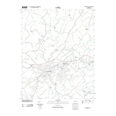 2010 Map of Greeneville, 2010 Print