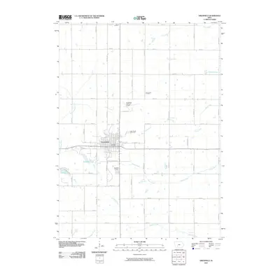 2010 Map of Greenfield, 2010 Print