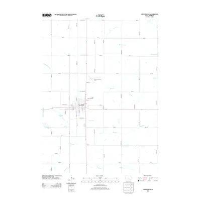 2013 Map of Greenfield, 2013 Print