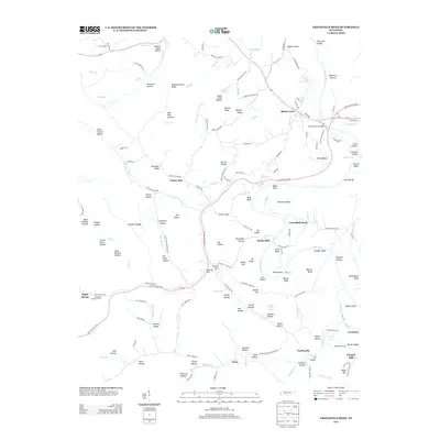 2013 Map of Greenfield Bend, 2013 Print