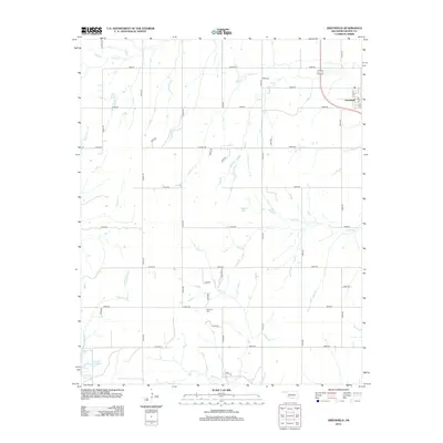 2013 Map of Greenfield, 2013 Print