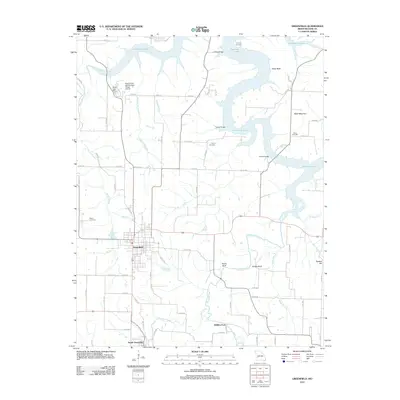2011 Map of Greenfield, 2011 Print