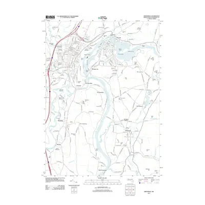 2012 Map of Greenfield, 2012 Print