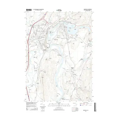 2015 Map of Greenfield, 2015 Print