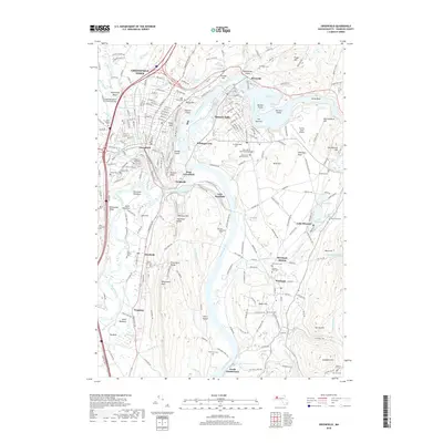 2018 Map of Greenfield, 2018 Print