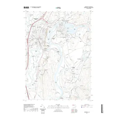 2021 Map of Greenfield, 2021 Print