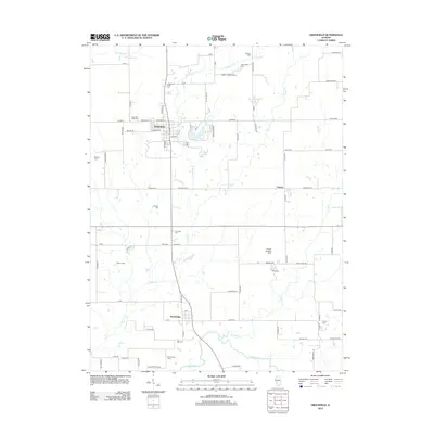 2012 Map of Greenfield, 2012 Print
