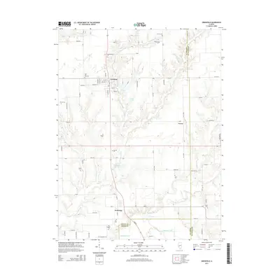 2015 Map of Greenfield, 2015 Print