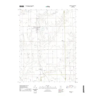 2021 Map of Greenfield, 2021 Print