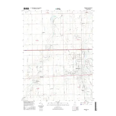 2016 Map of Greenfield, 2016 Print