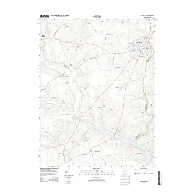 2013 Map of Greenfield, 2013 Print