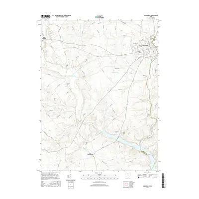 2016 Map of Greenfield, 2016 Print