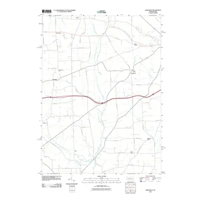 2010 Map of Greenfield, 2010 Print