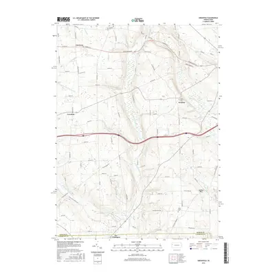 2016 Map of Greenfield, 2016 Print