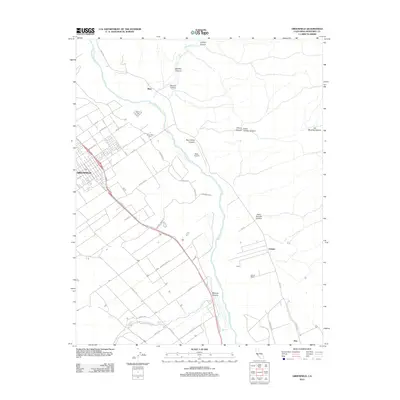 2012 Map of Greenfield, 2012 Print
