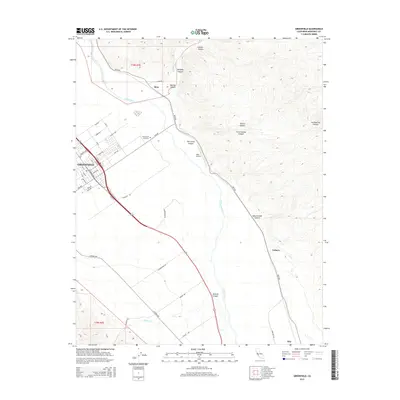 2015 Map of Greenfield, 2015 Print