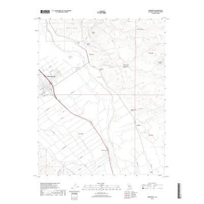 2018 Map of Greenfield, 2018 Print